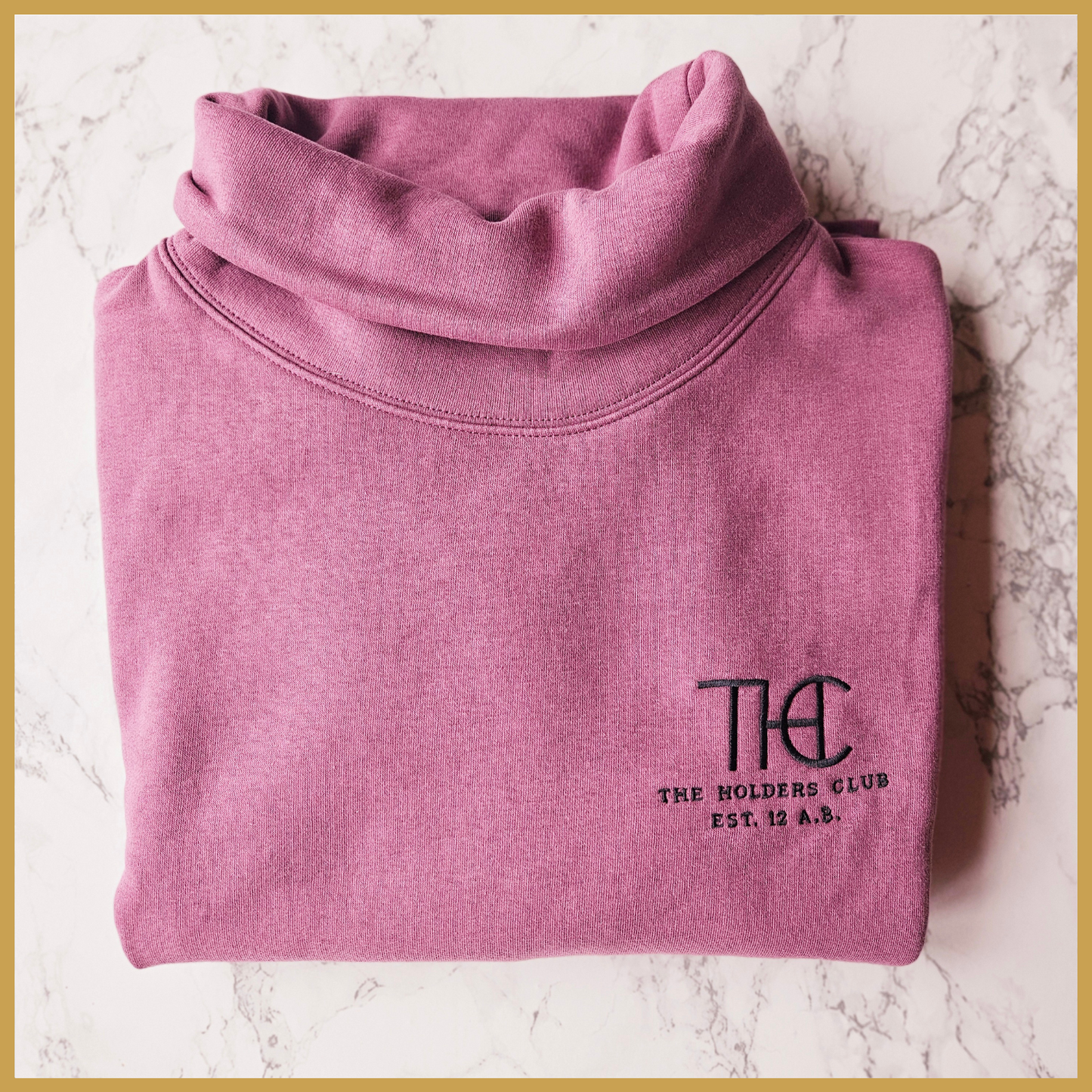 Sweat col montant en coton bio / Organic cotton high collar Sweatshirt